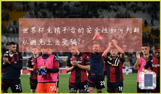 世界杯竞猜平台的安全性如何判断以避免上当受骗？